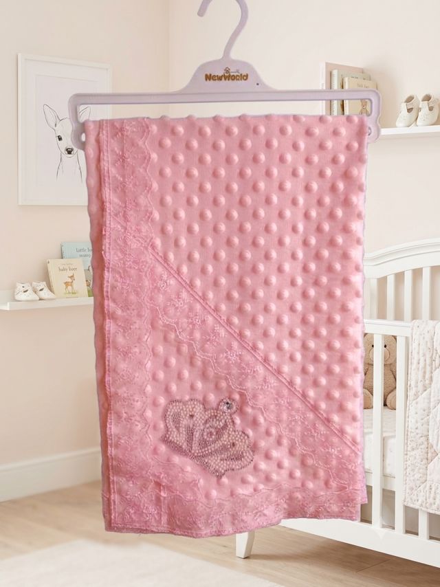 Drap bébé brodé